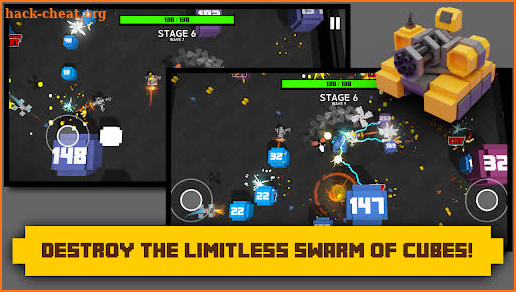 Super Tank Blast: Planet of the Blocks screenshot