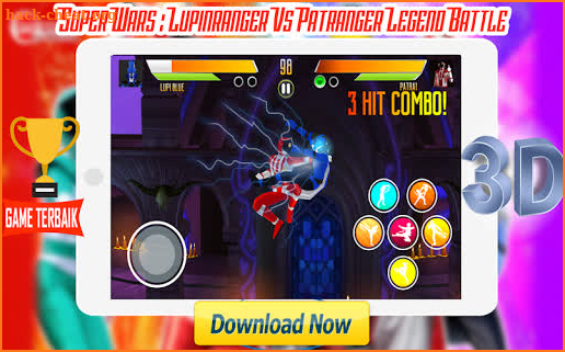 Super Wars : Lupin Vs Patra Legend Battle 3D screenshot