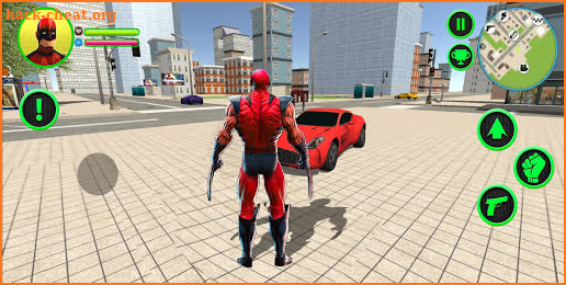 Super Wolf Hero Rope Hero Gangstar Crime screenshot