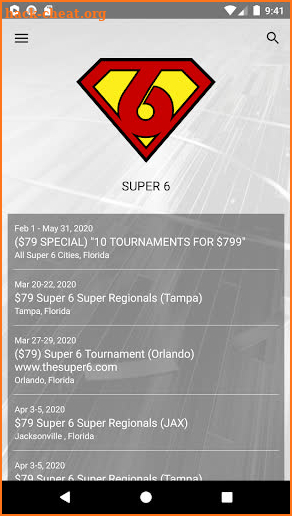 Super6 screenshot