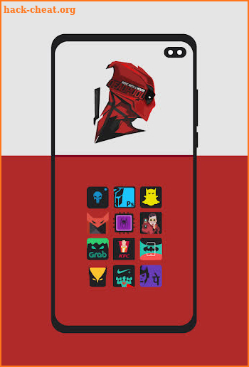 Supercons Dark - The Superhero Icon Pack screenshot