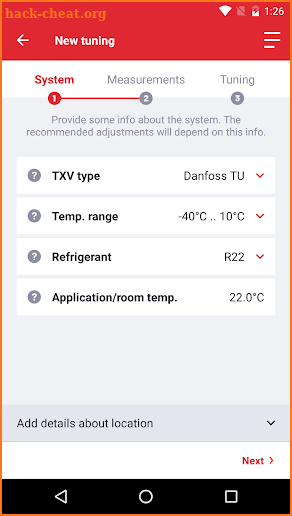 Superheat Tuner screenshot