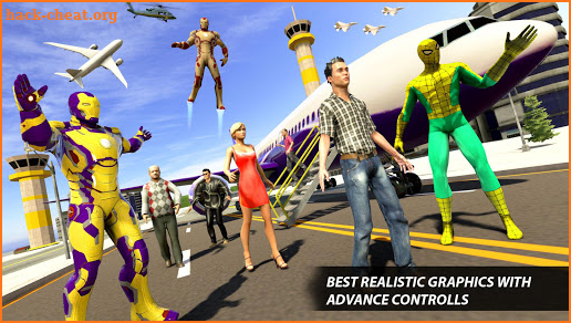 Superhero Airplane Pilot Sim: Airplane Games screenshot