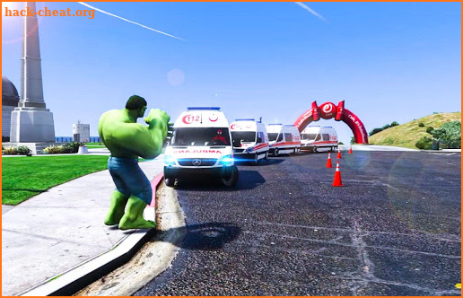 Superhero Ambulance Rescue Patient Mission screenshot