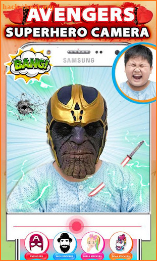 Superhero Avenger Photo Editor screenshot