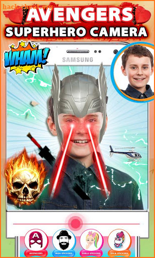 Superhero Avenger Photo Editor screenshot