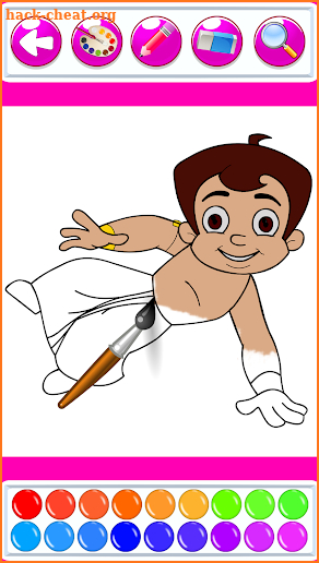 Superhero Bheem Coloring Book screenshot