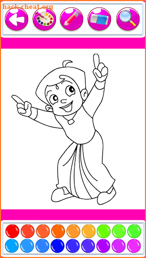 Superhero Bheem Coloring Book screenshot