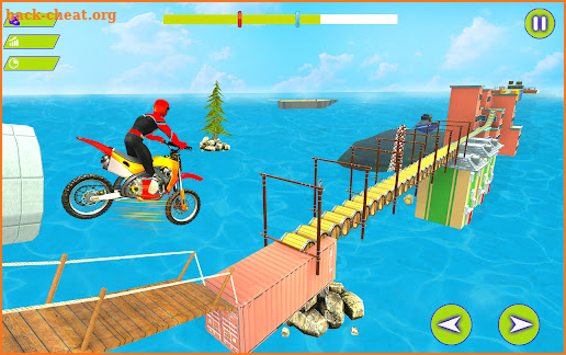 Superhero Bike Racing & Stunts screenshot