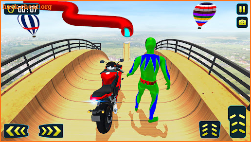 Superhero Bike Stunt GT Racing screenshot