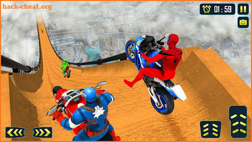 Superhero Bike Stunt GT Racing screenshot