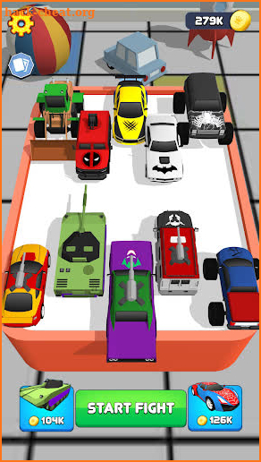 Superhero Car Merge Master screenshot