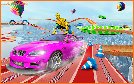 Superhero Car Stunts 2021 – Gt Racing Car games screenshot