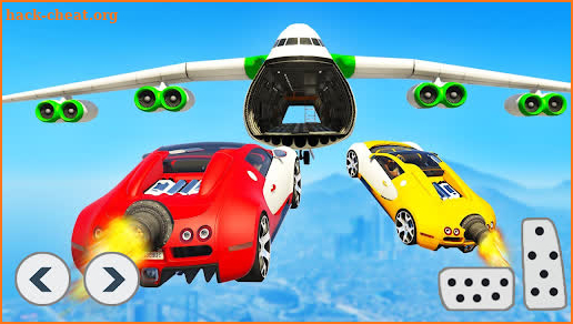 Superhero Car Stunts Racing screenshot