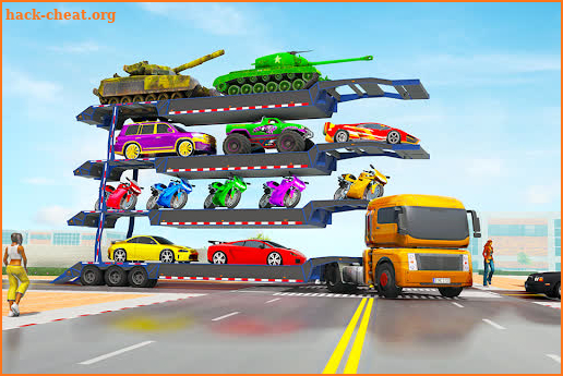 Superhero Car Transport Truck screenshot