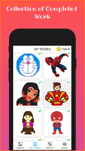 Superhero Color By Number screenshot