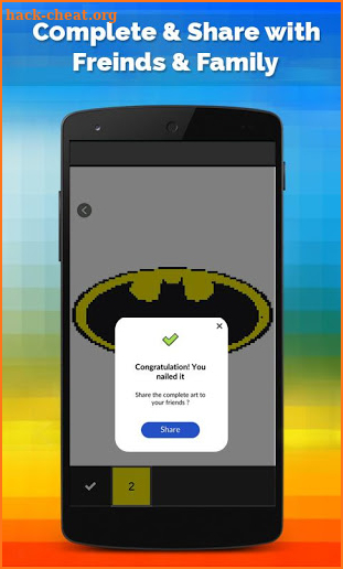 Superhero Coloring Pages - Color by Number screenshot