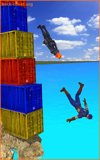 Superhero Flip Diving 3D Free screenshot