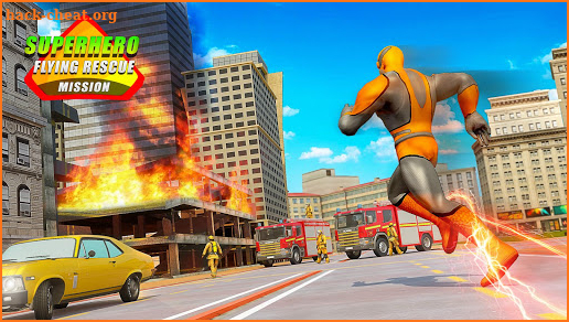 Superhero Flying Rescue Mission screenshot