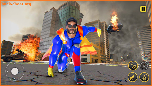 Superhero Flying Robot Hero 3D screenshot