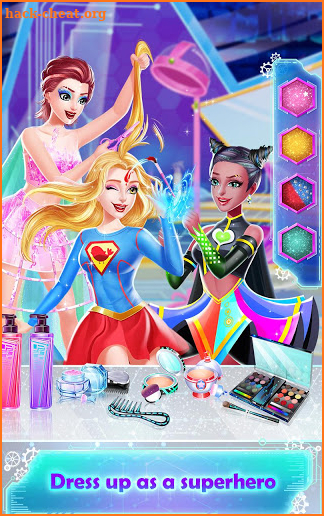 Superhero Girl Prom Clash screenshot