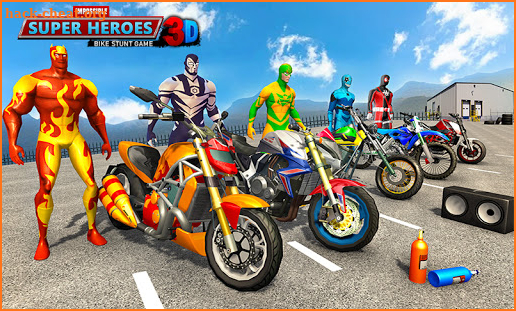 Superhero GT Bike Racing Stunt 2021 screenshot