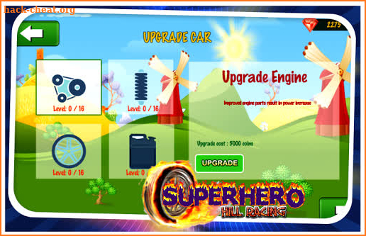 Superhero Hill Racing screenshot