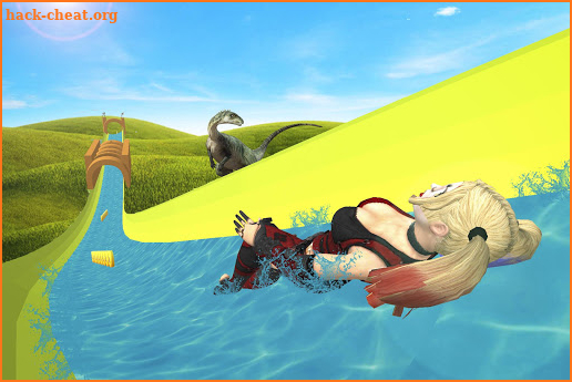 Superhero Incredibles Water Slide Simulation screenshot