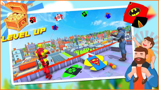 Superhero Kite Flying: Pipa Basant Combat 3D screenshot