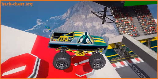 Superhero Mega Ramp Car Stunt - Monster Truck Race screenshot