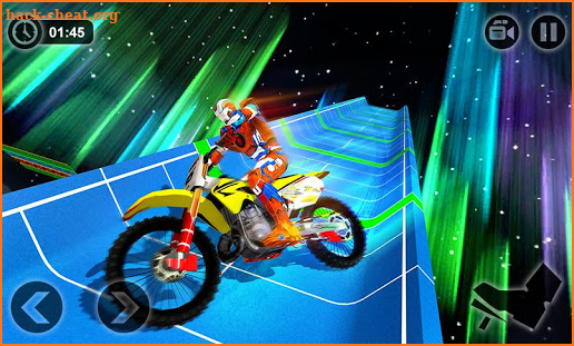 Superhero Motorbike Mega Ramp Race screenshot