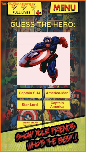 SuperHero Quiz 2019 - Trivia screenshot