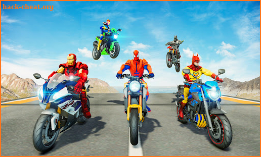 Superhero Racing Bike Stunt screenshot