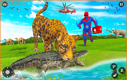 Superhero Rescue Mission Doctor Robot Games screenshot