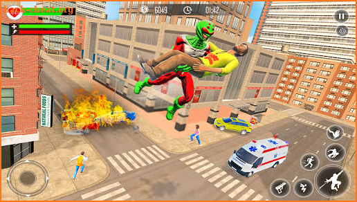 Superhero Rescue Mission - Rope Hero City Game screenshot