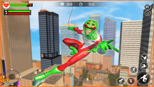 Superhero Rescue Mission - Rope Hero City Game screenshot