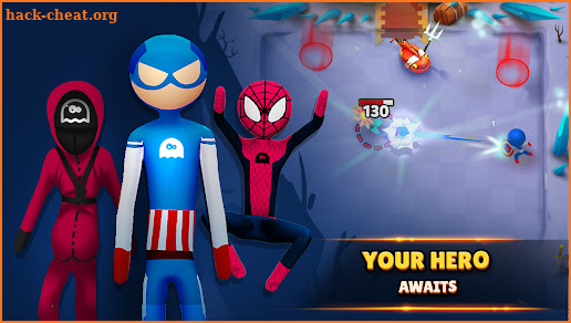 Superhero Stickman: Battle RPG screenshot