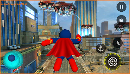 Superhero Stickman Rope Hero screenshot