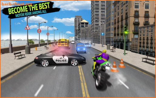 Superhero Stunts Bike Racing screenshot