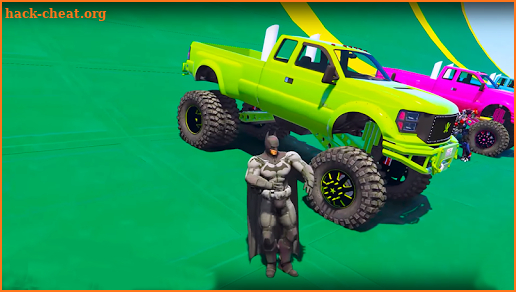 Superheroes Monster Truck : Top Racing Game 2018 screenshot