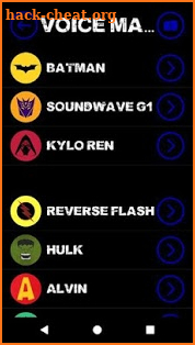 Superheroes Voice Effects & Voice Changer & Maker screenshot