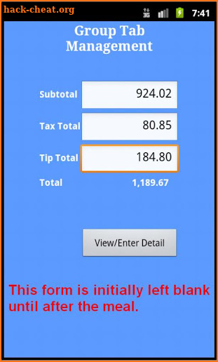 Superior Tip Calculator Pro screenshot