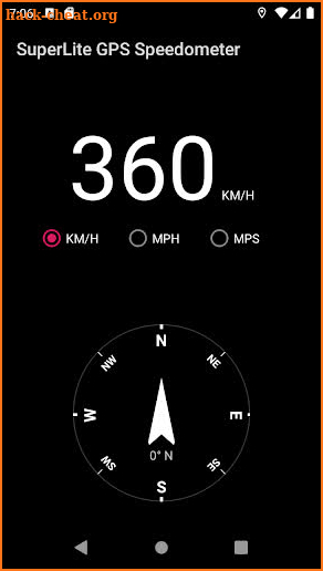 SuperLite GPS Speedometer screenshot