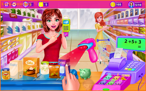 Supermarket Girl Cashier Game - Grocery Shopping screenshot