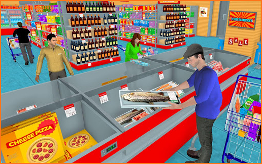 Supermarket Grocery Shopping Mall Family Game screenshot