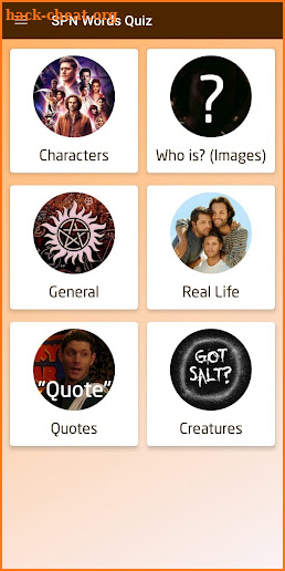 Supernatural Words Quiz screenshot