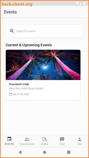 Supreme Events screenshot