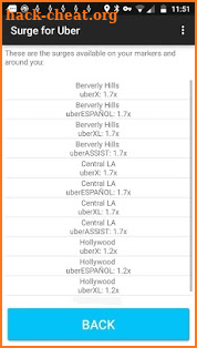 Surge for Uber screenshot