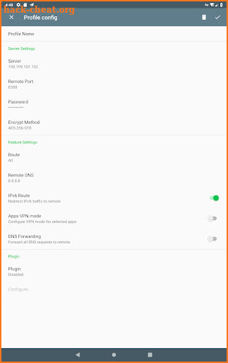 Surge Shadowsocks screenshot