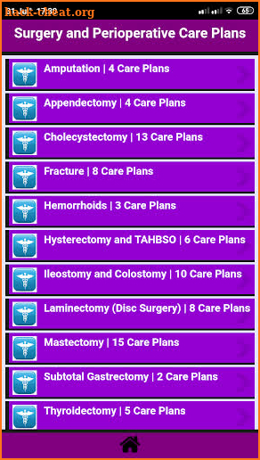 Surgery and Perioperative Nursing Care Plans screenshot